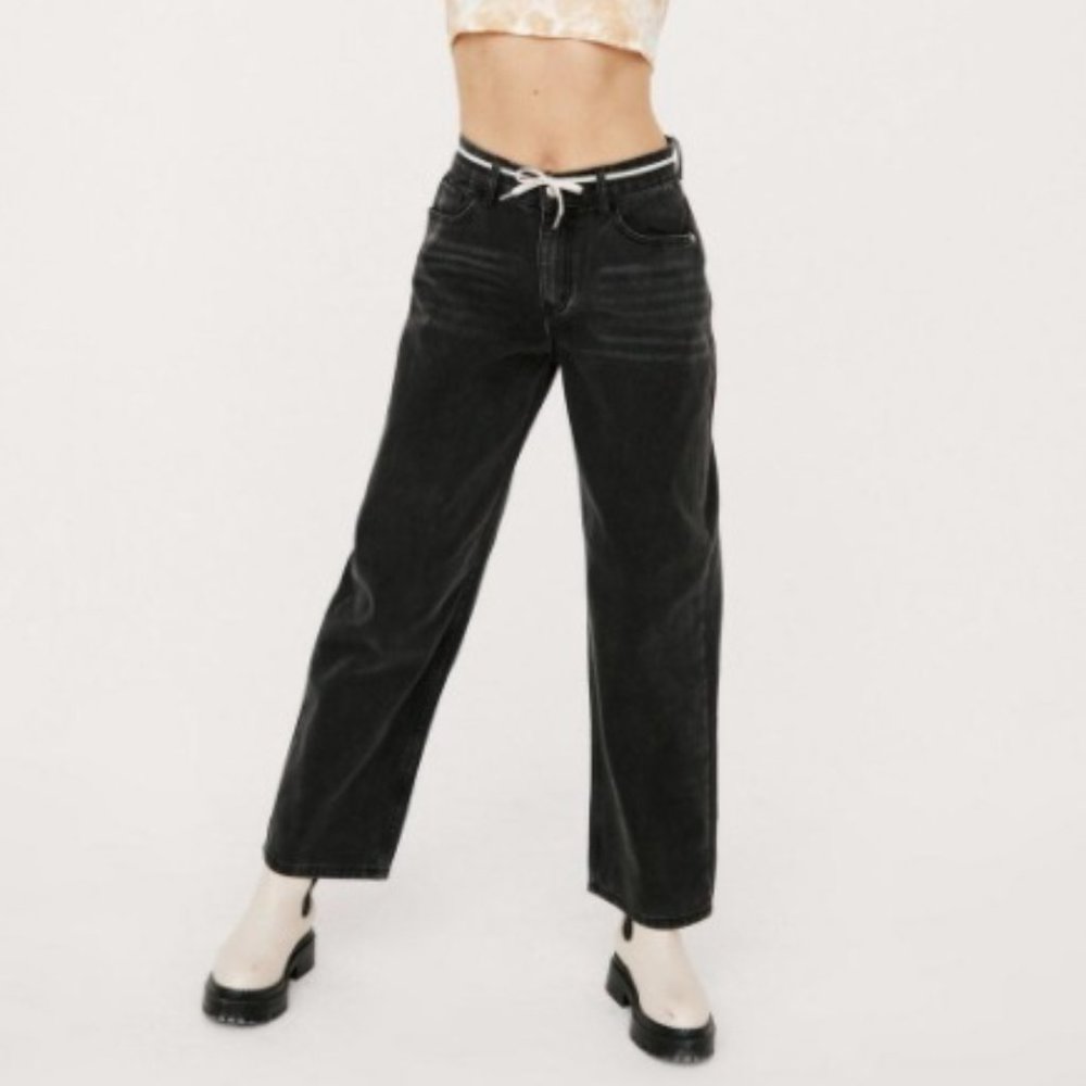 Dru High Waisted Wide Leg Jeans